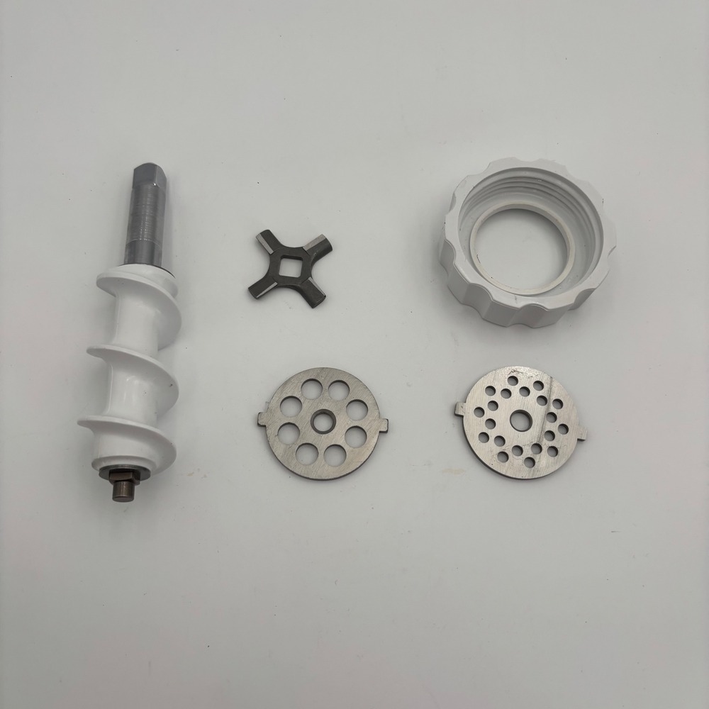 KitchenAid Food Grinder Attachment Parts Unisex OS White Excellent FGA Set